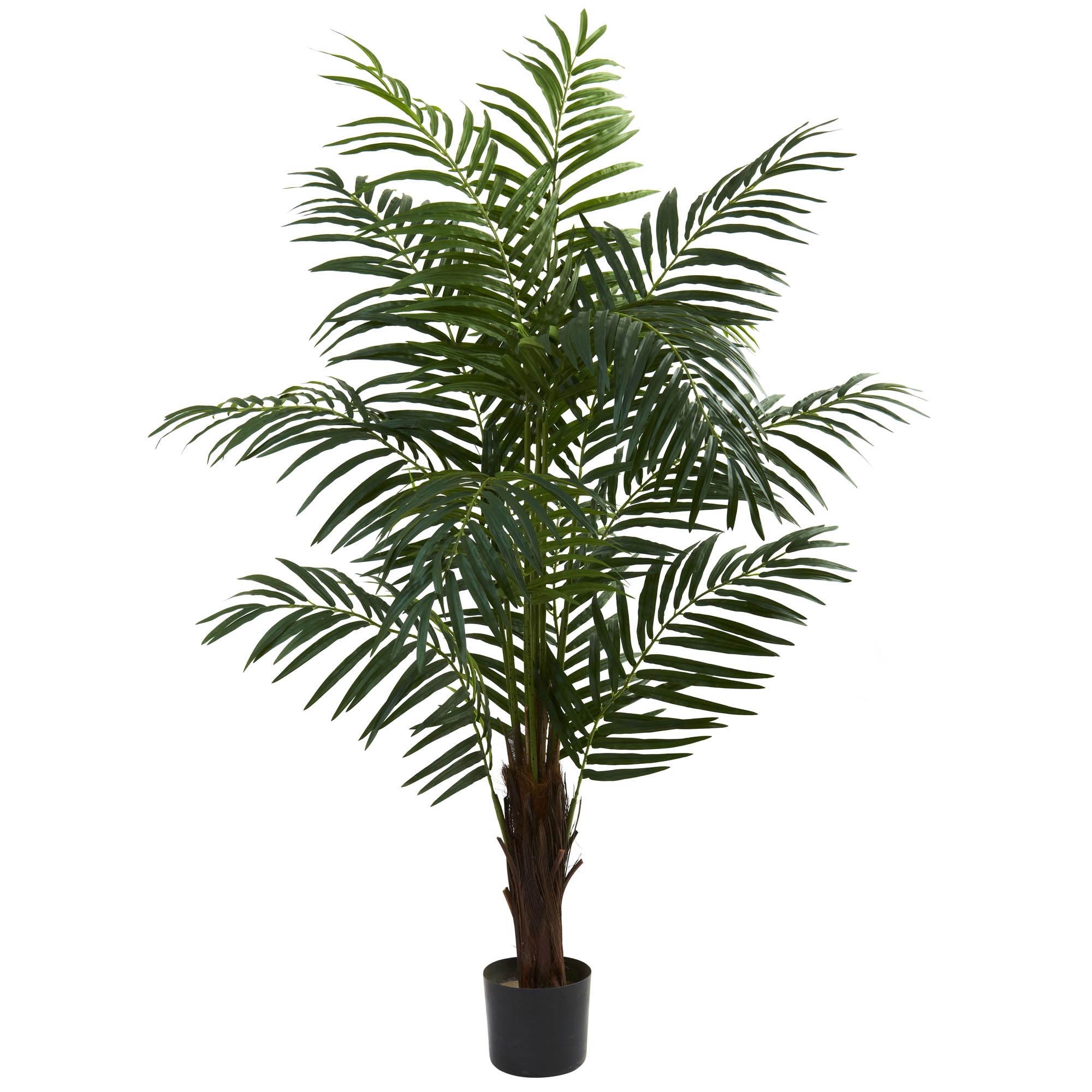 5 foot Artificial Areca Palm Tree: Potted