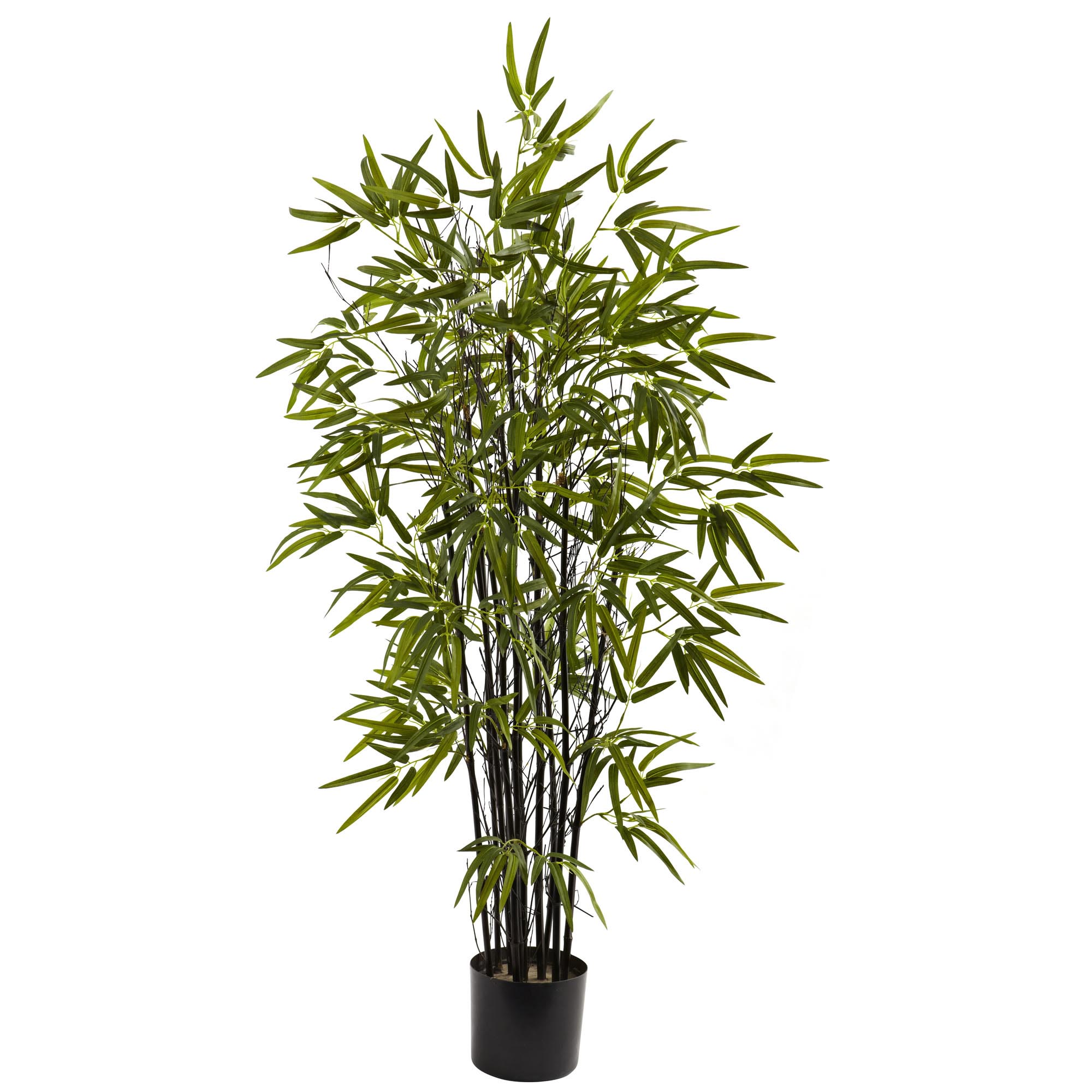 4 foot Artificial Black Bamboo Tree: Potted
