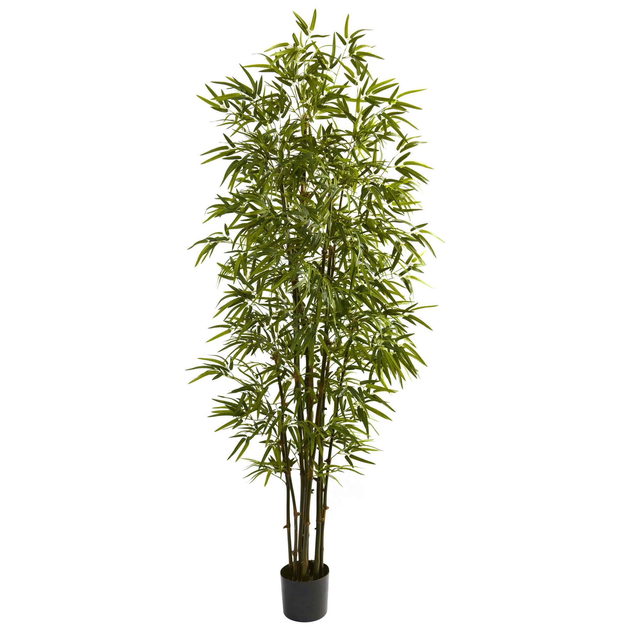 7 foot Artificial Green Bamboo Tree: Potted