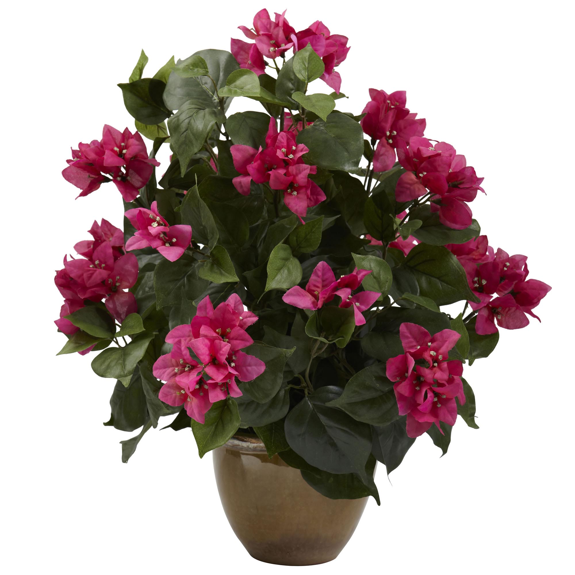 inch Artificial Bougainvillea Ceramic Vase