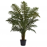 3.5 foot Artificial Evergreen Plant: Potted