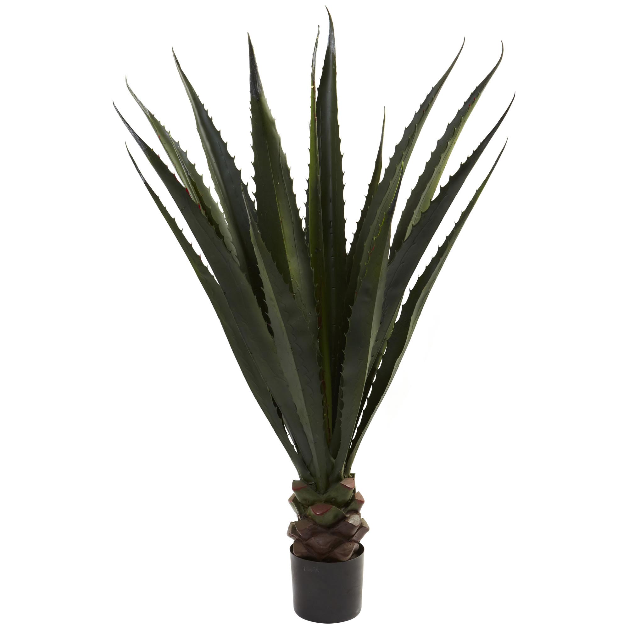 52 Inch Artificial Giant Agave Plant: Potted