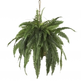 32 inch Wide Artificial Large Boston Fern Hanging Basket