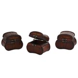 4 inch Bamboo Chests (Set of 3)