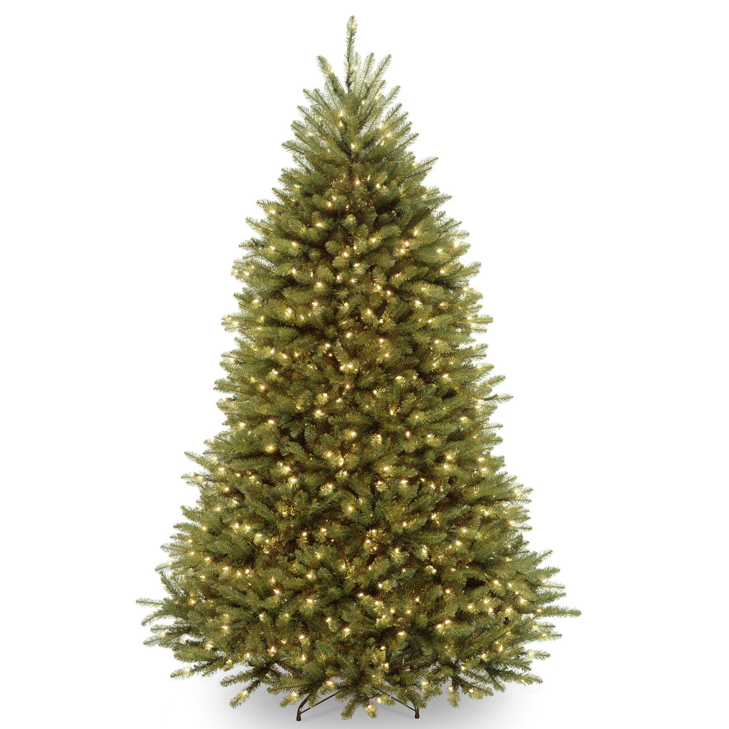 7.5 Foot Dunhill Fir Tree With Powerconnect System: Clear Lights