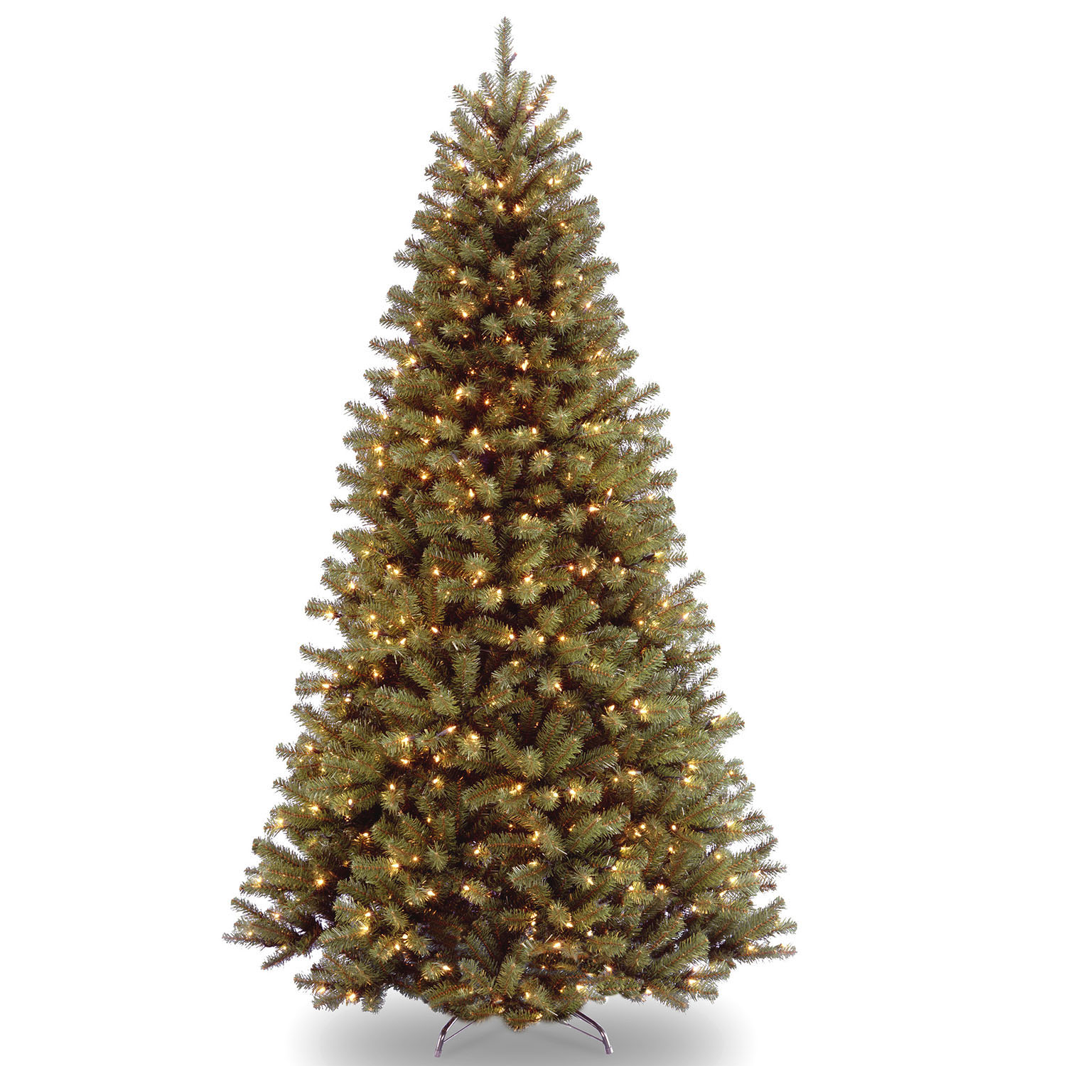 7.5 Foot North Valley Spruce Tree: Clear Lights