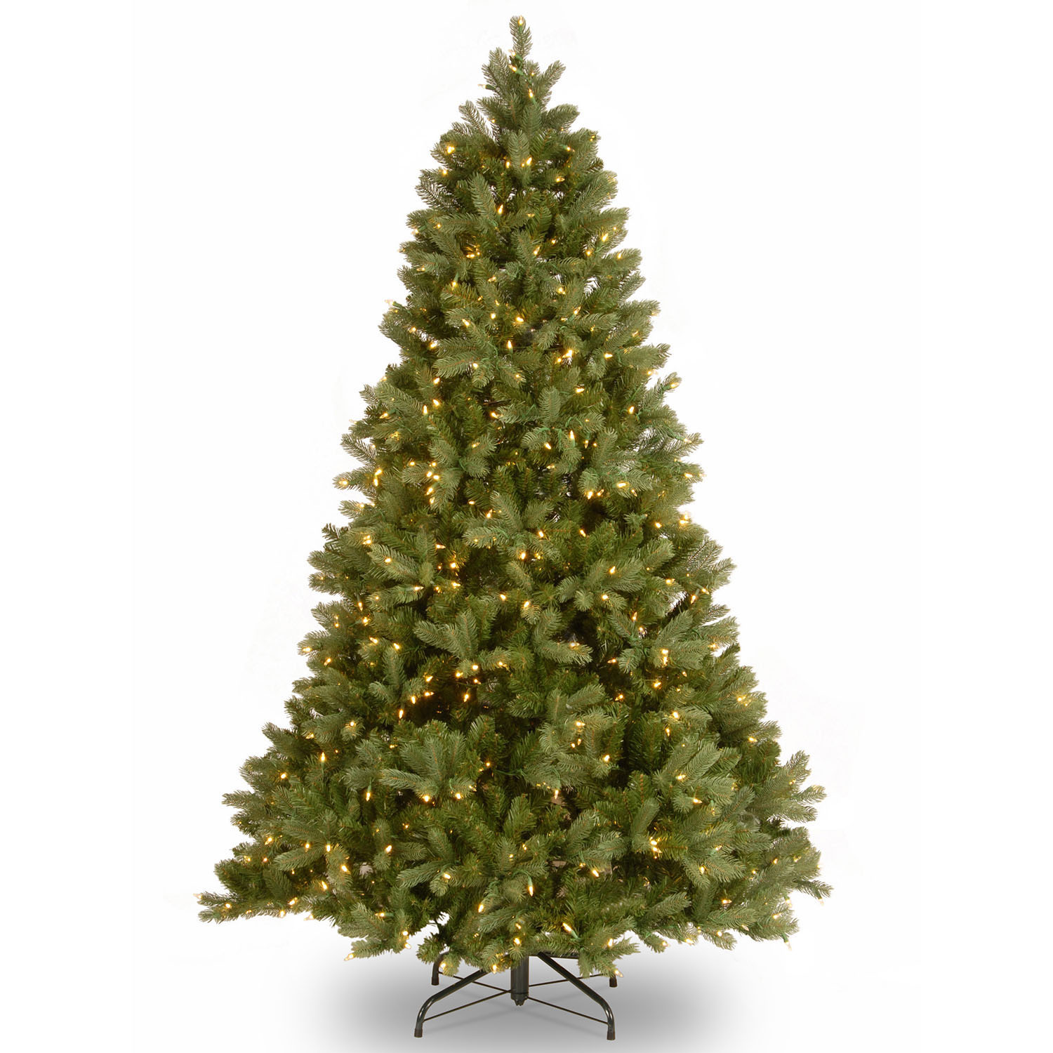 7.5 Foot Downswept Douglas Fir Tree W/ Powerconnect And Clear Led Lights