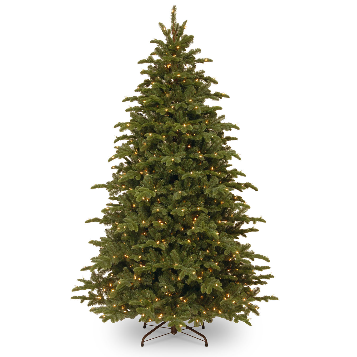7.5 Foot Pe/pvc Mountain Noble Blue Spruce Tree: 750 Clear Lights