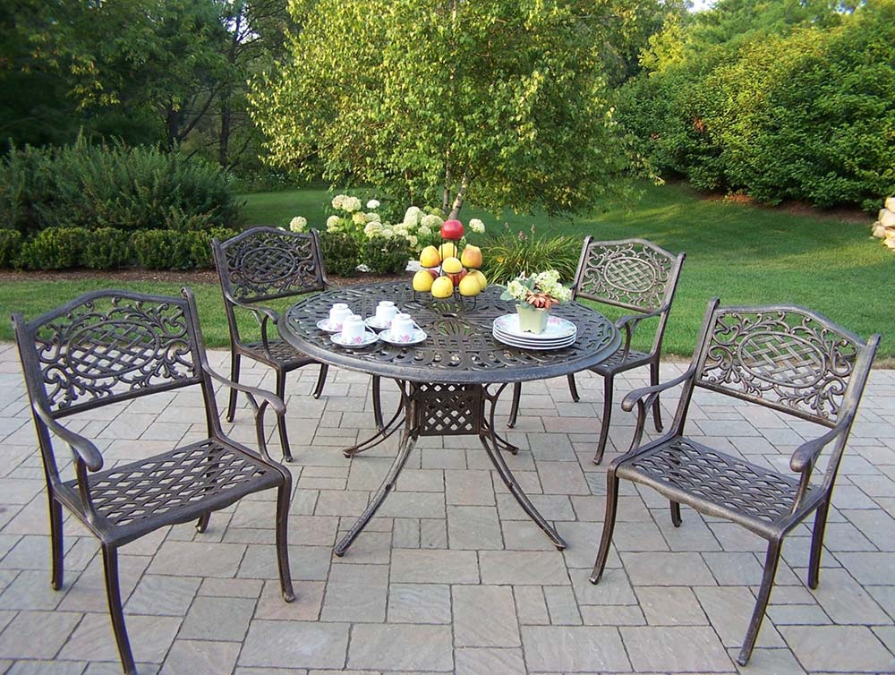 Capitol 48 inch Mississippi 5pc Patio Dining Set