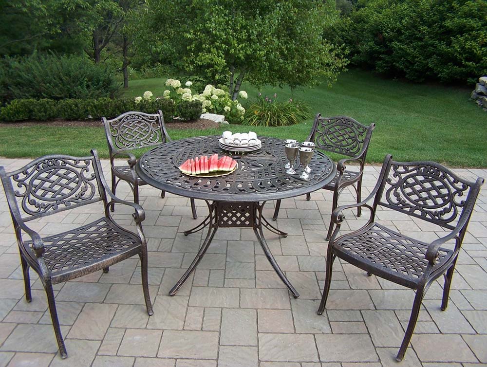 Capitol 48 inch Mississippi 5pc Patio Dining Set