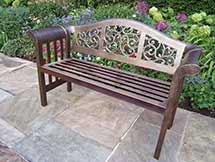 Mississippi Cast Aluminum Outdoor Royal Bench