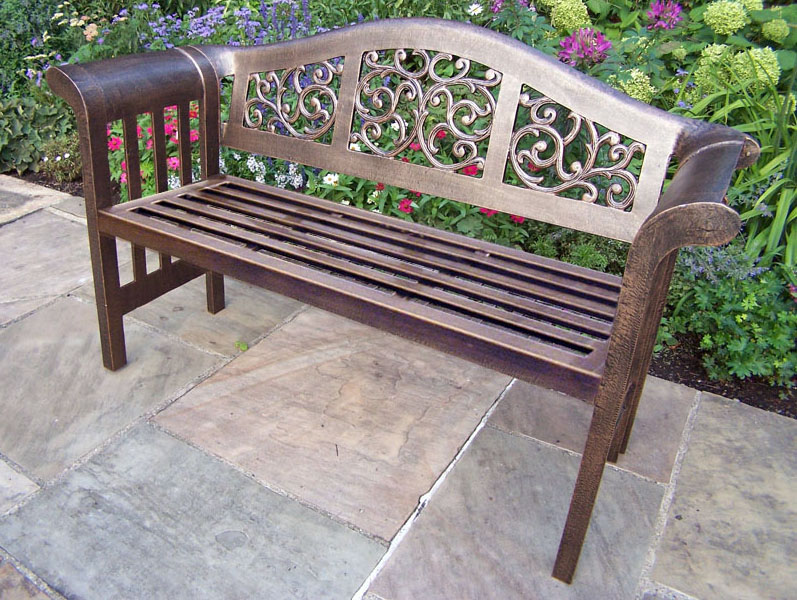 Mississippi Cast Aluminum Outdoor Royal Bench