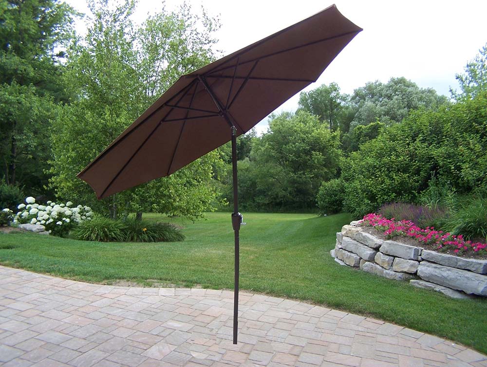 Oakland Living 9 Ft Rochester Tilt Umbrella with Crank (No Stand