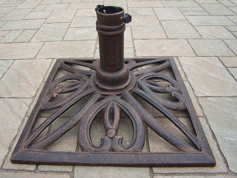 OAK1269 Mississippi Cast Iron Square Umbrella Stand