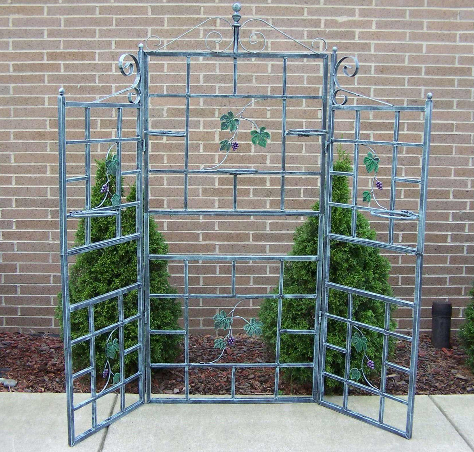 Vineyard 3pc Patio Screen With Pot Holders