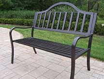 Rochester Tubular Iron Bench