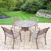 Elite 5pc Set with 42 inch Table, 4 Chairs