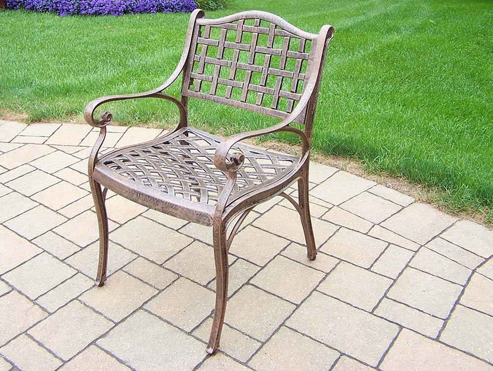 Antique Bronze Elite Cast Aluminum Chair