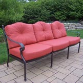 Aged Berkley Sitting Sofa With Spunpoly Cushions
