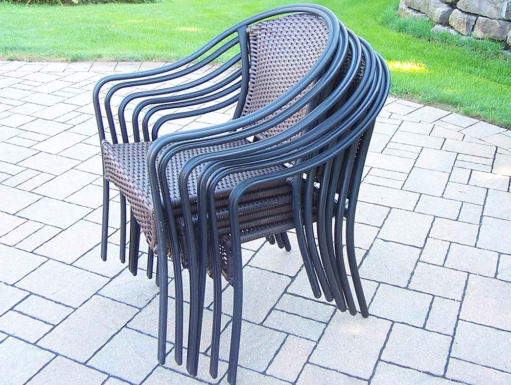 Coffee 6 Stackable Tuscany Chairs