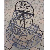 Hammer Tone Brown 3 Tier Foldable Plant Stand