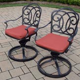 Berkley Aluminum Swivel Rockers (Set of 2)