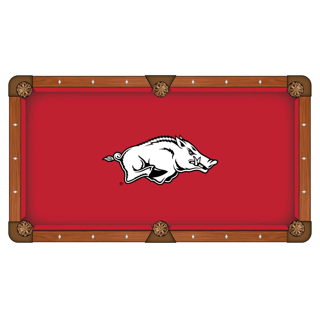 University of Arkansas Pool Table Cloth