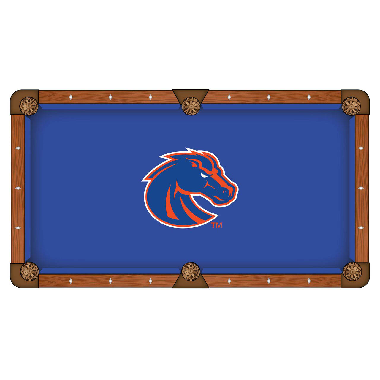 Boise State University Pool Table Cloth