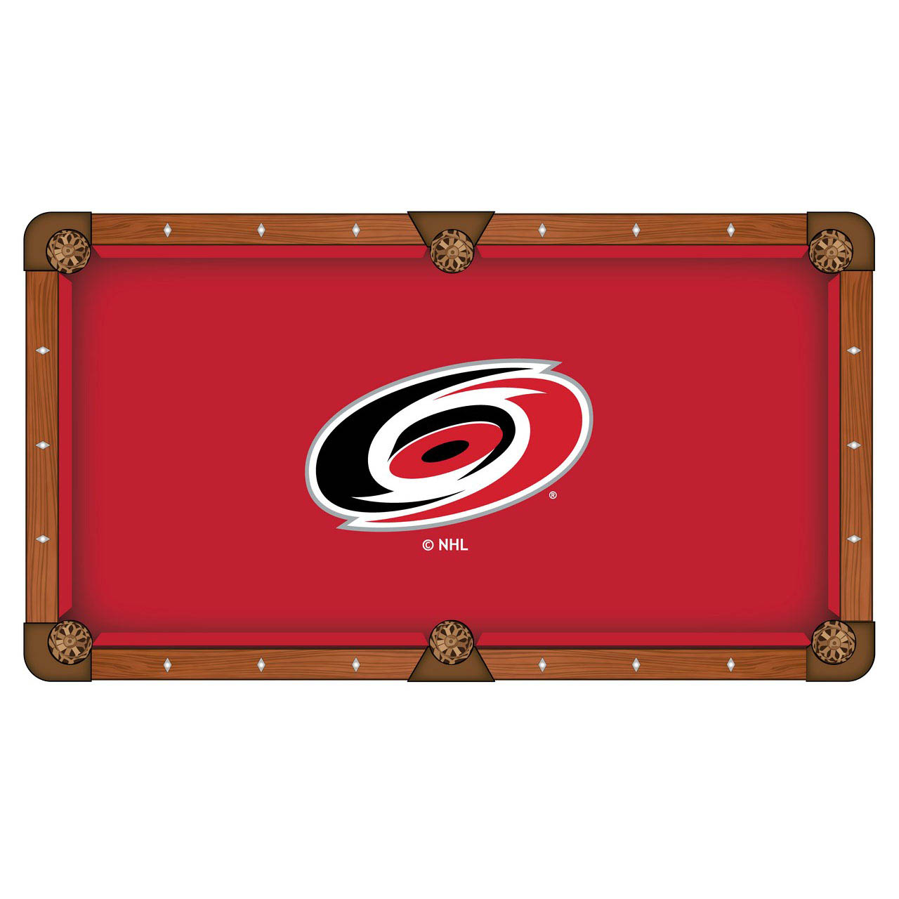 Carolina Hurricanes Pool Table Cloth