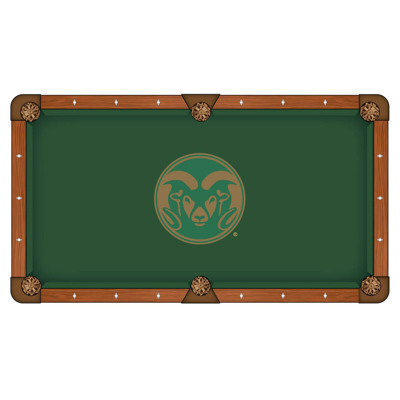 Colorado State University Pool Table Cloth