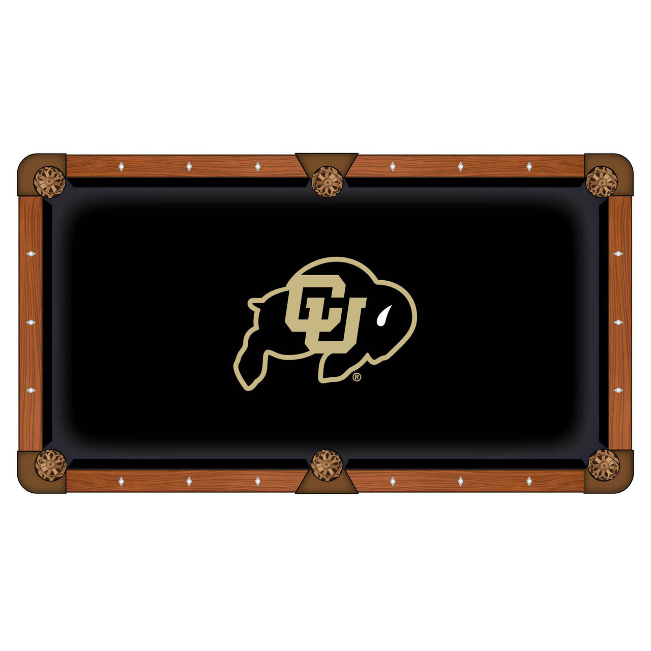 University of Colorado Pool Table Cloth