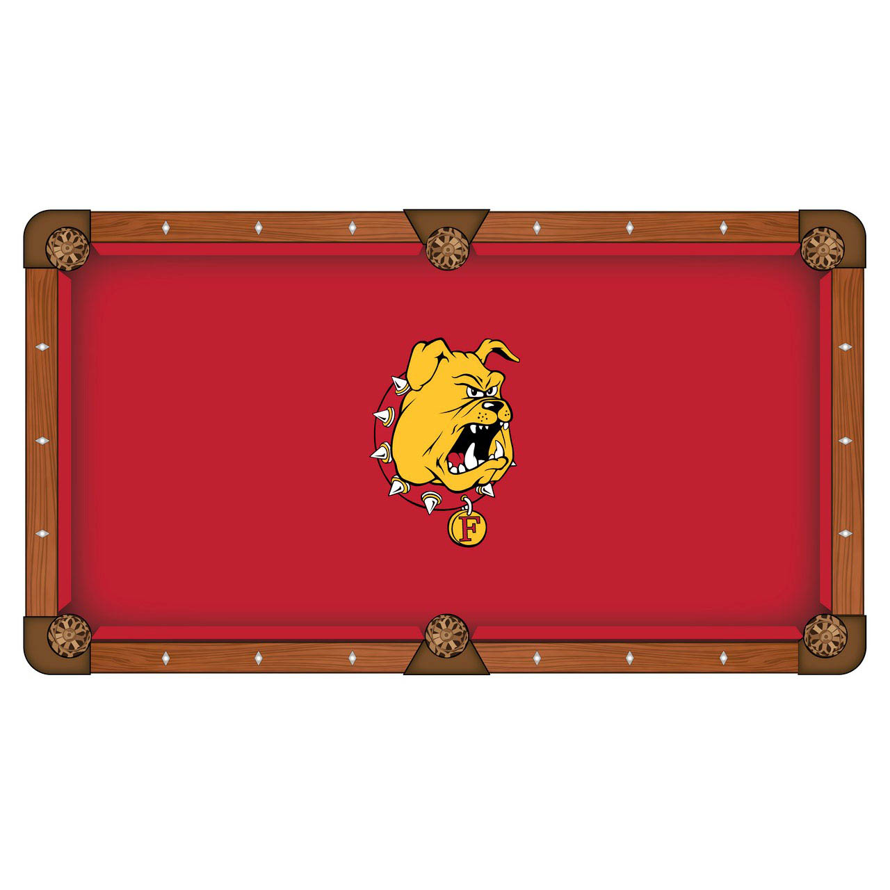 Ferris State University Pool Table Cloth
