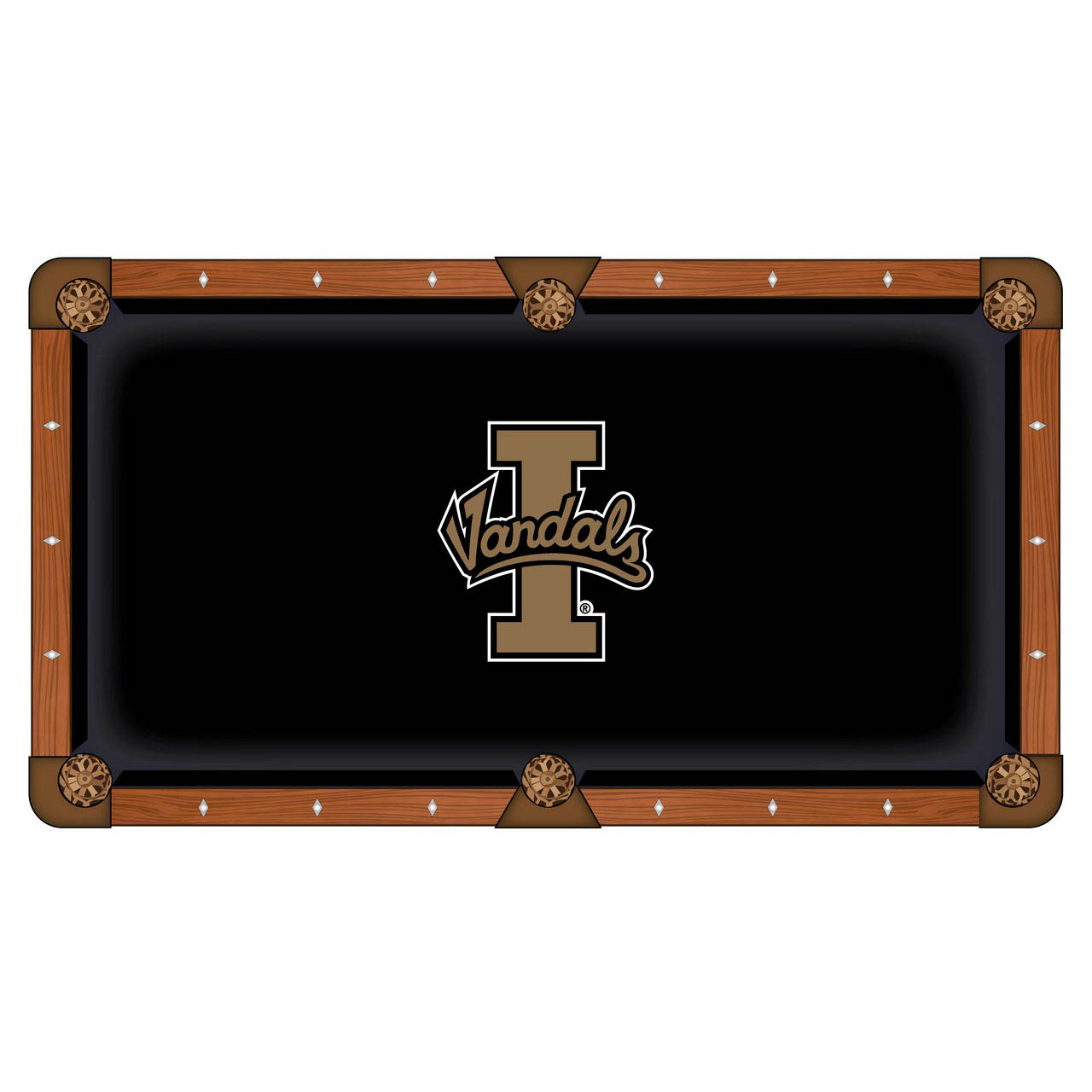 University of Idaho Pool Table Cloth