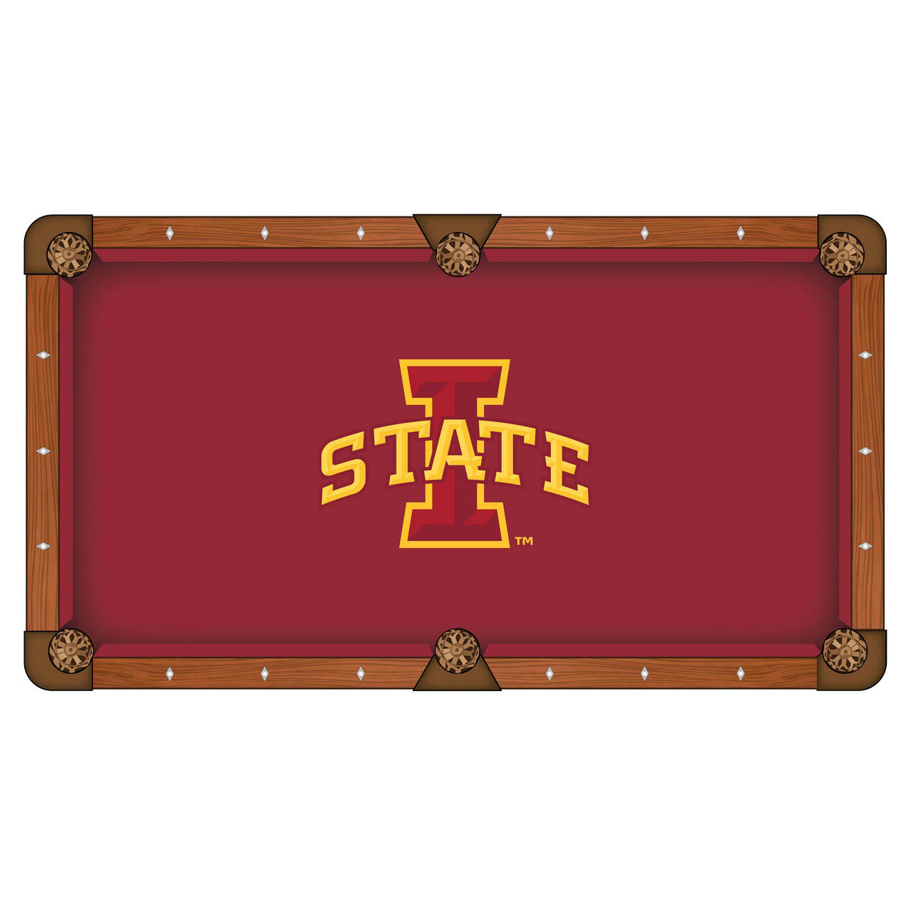 Iowa State University Pool Table Cloth