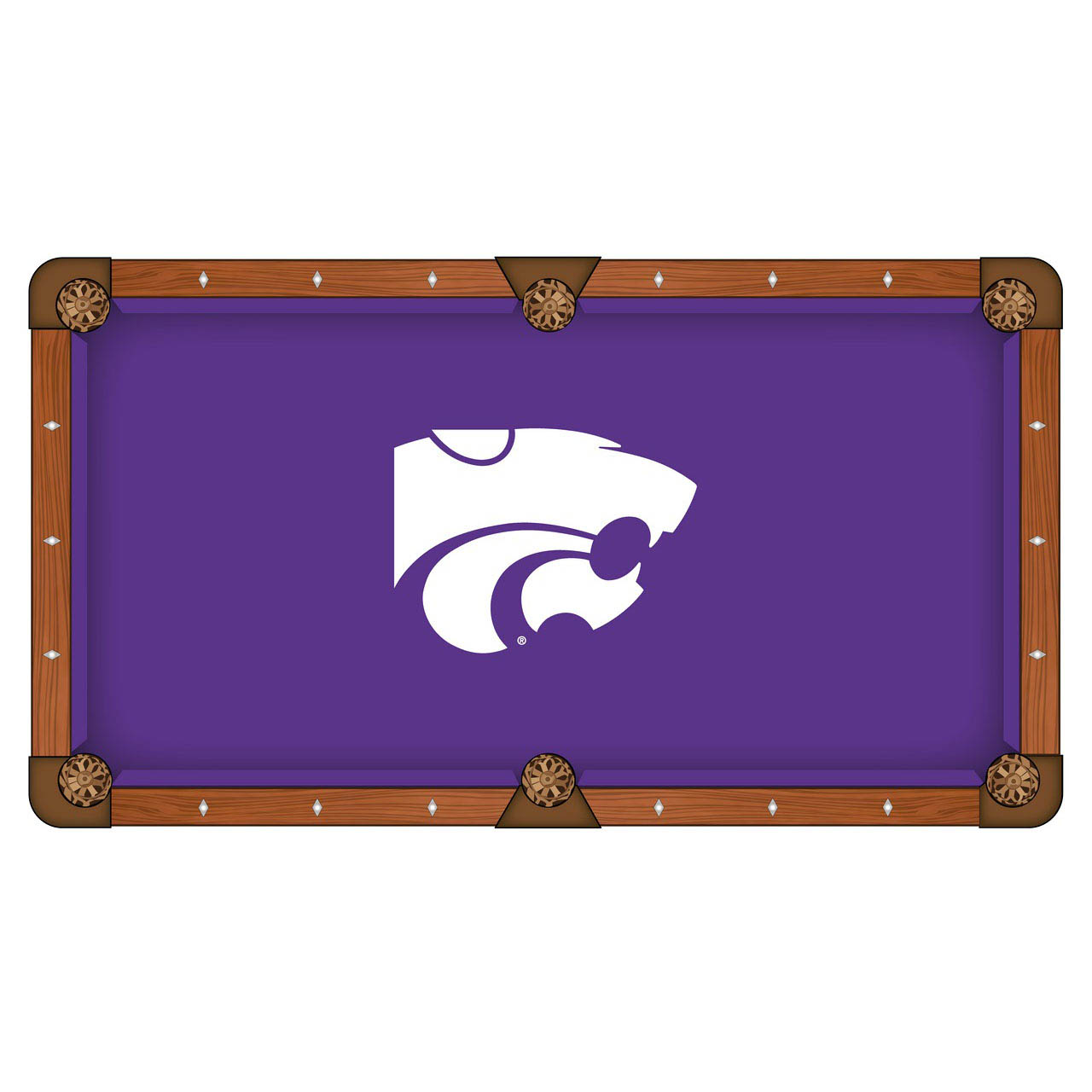 Kansas State University Pool Table Cloth