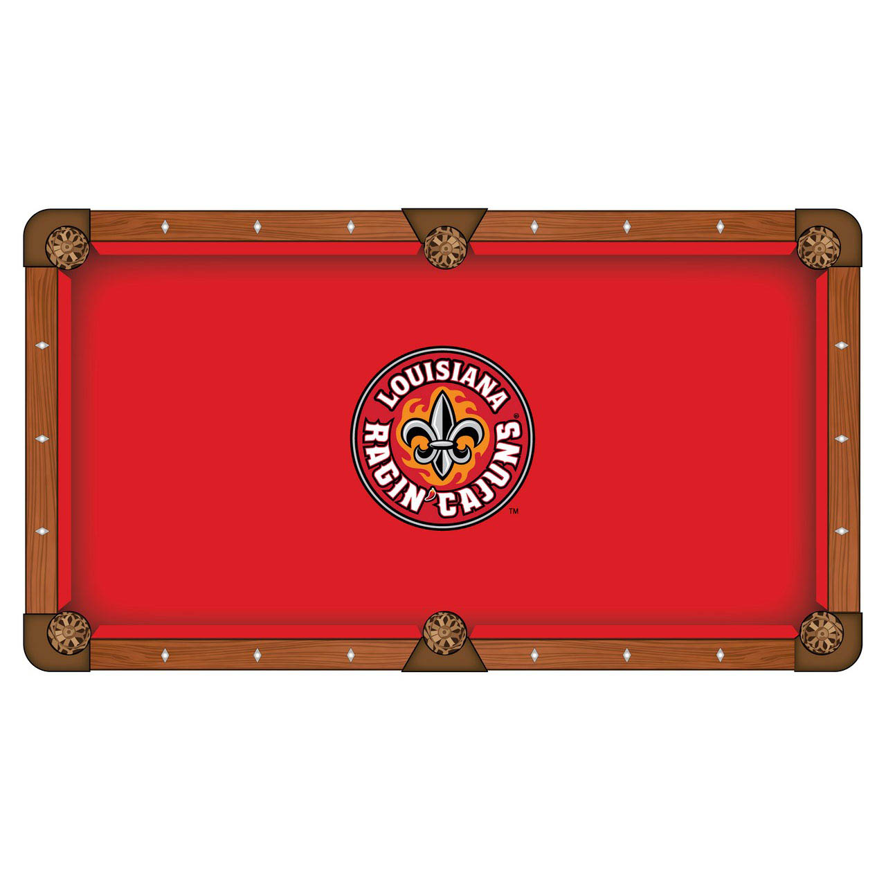 University of Louisiana at Lafayette Pool Table Cloth