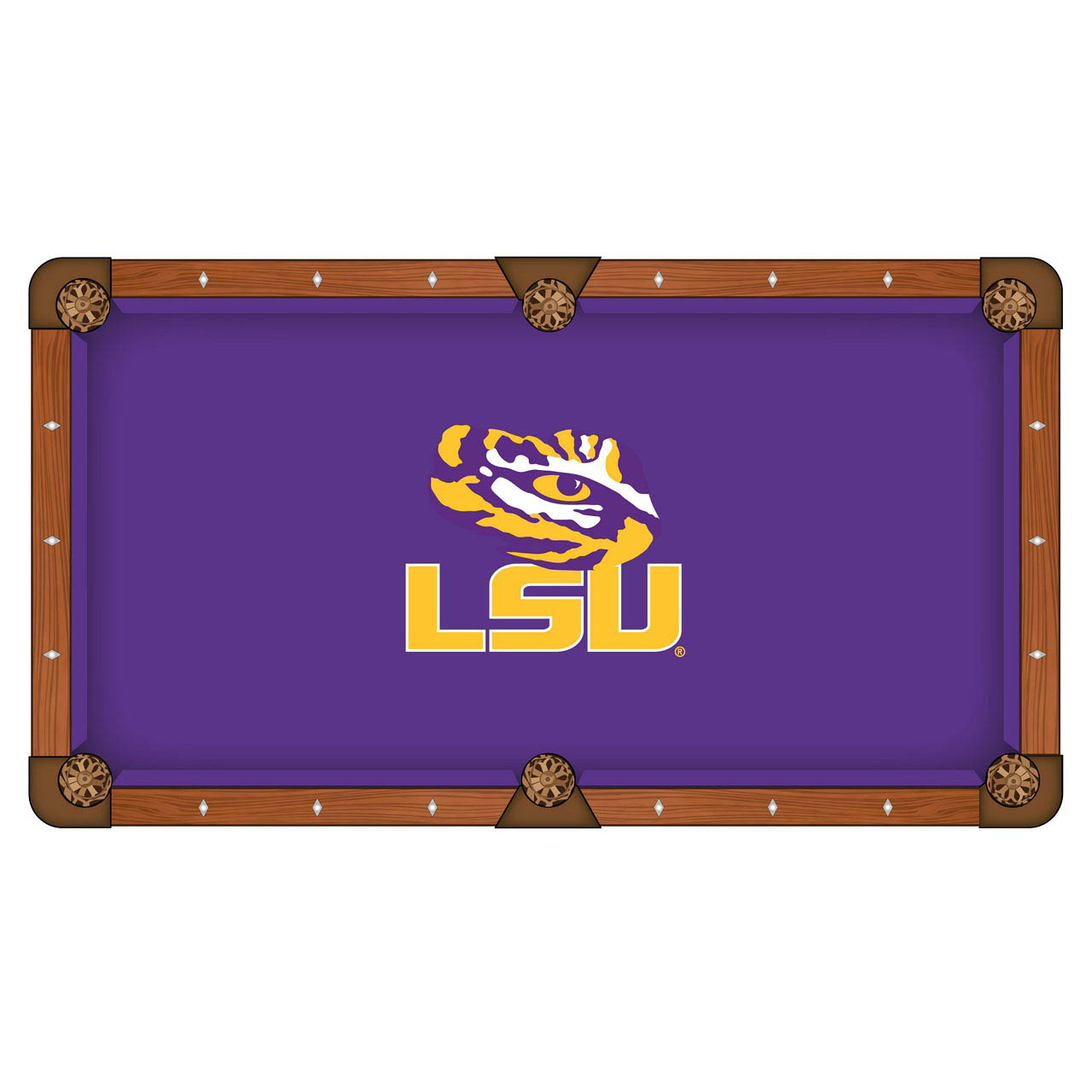 Louisiana State University Pool Table Cloth