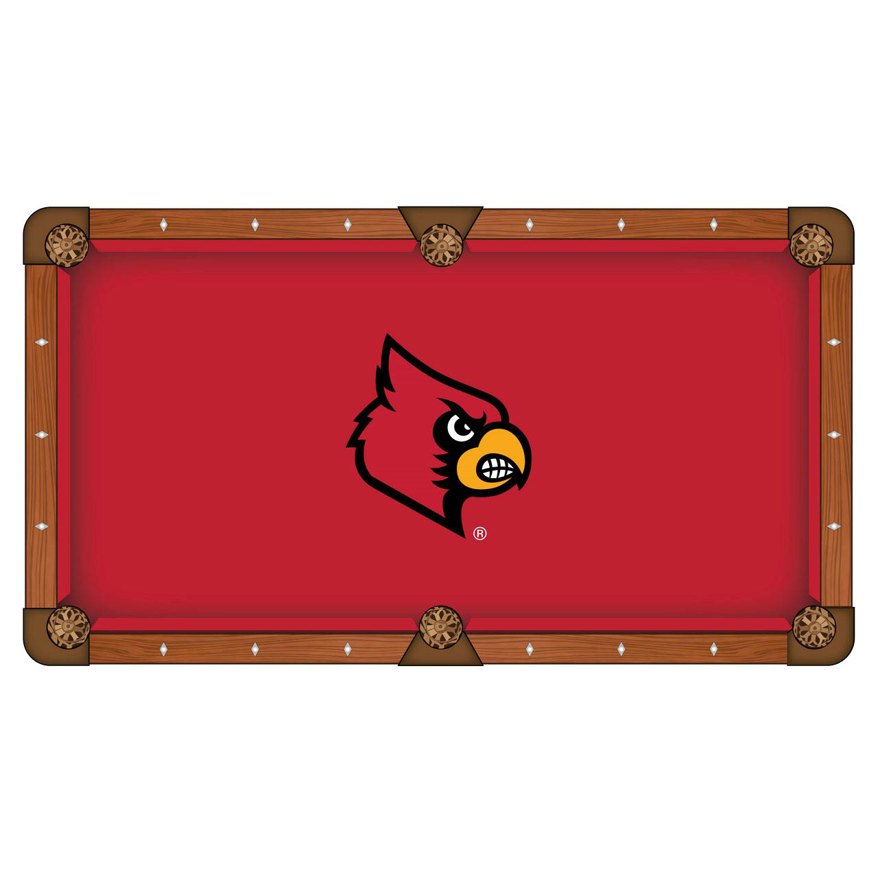 University of Louisville Pool Table Cloth