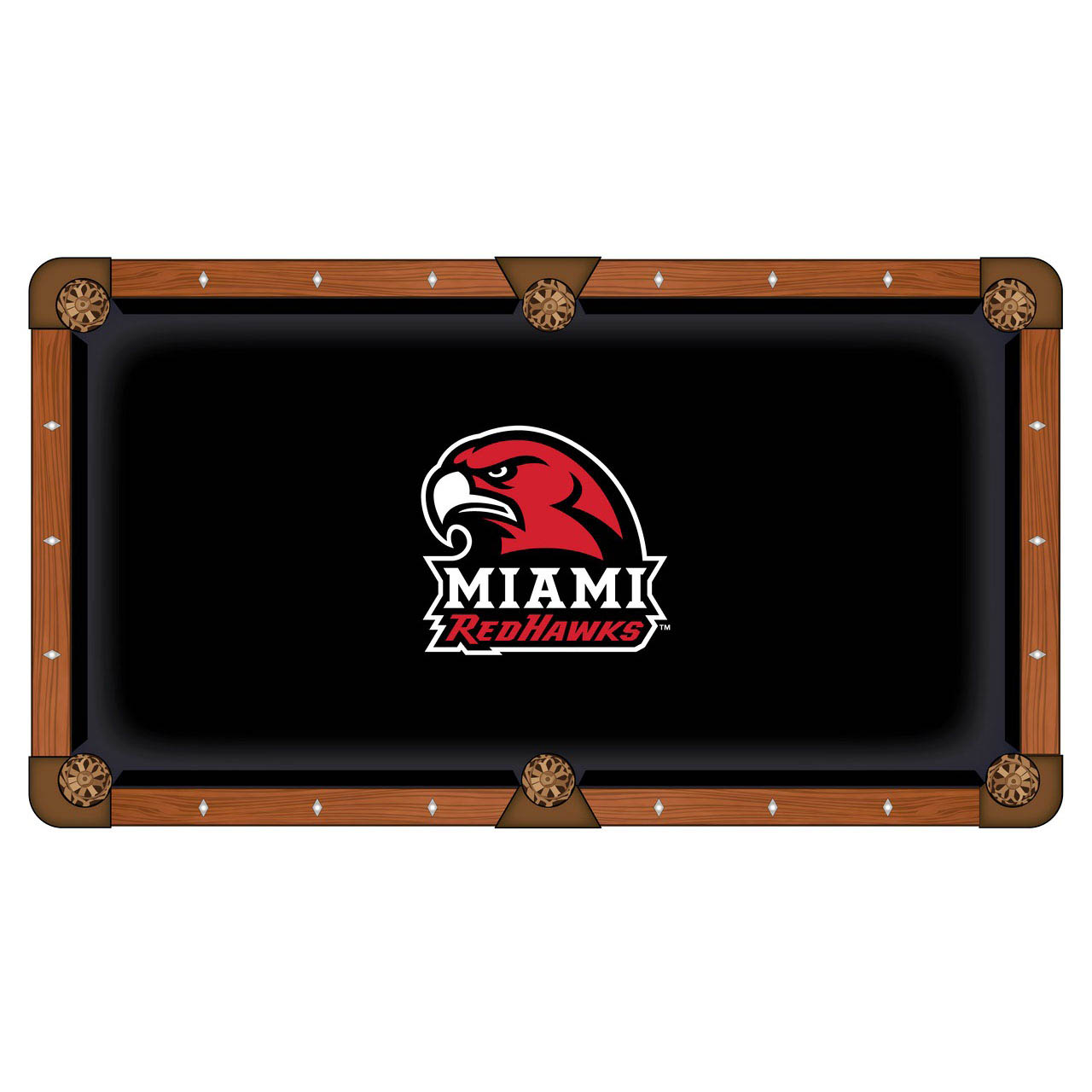 Miami University of Ohio Pool Table Cloth