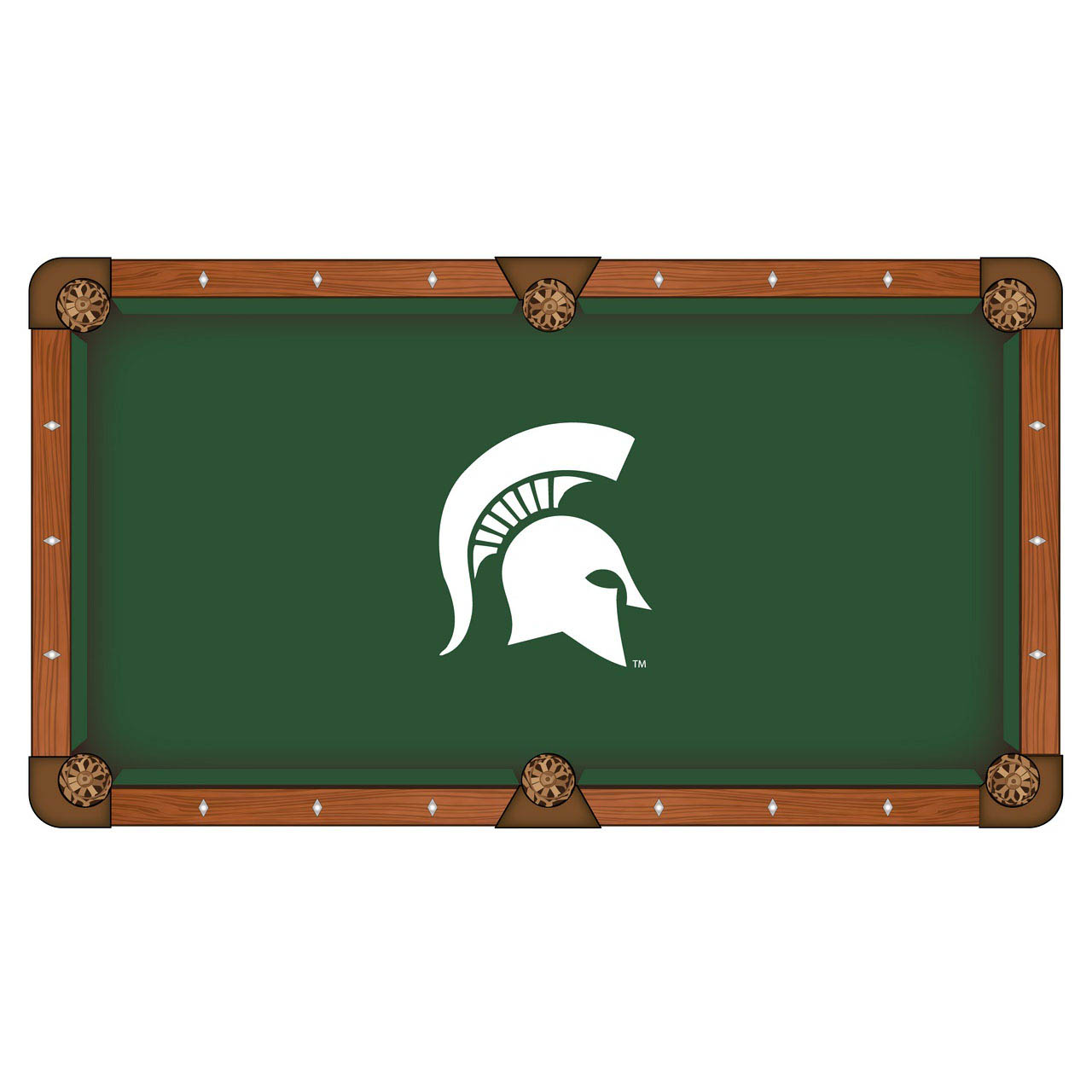 Michigan State University Pool Table Cloth