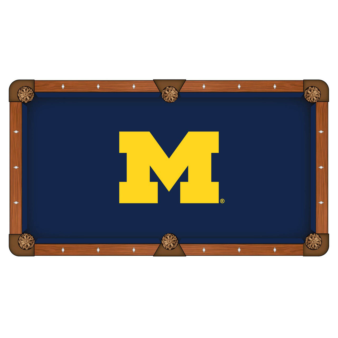 University of Michigan Pool Table Cloth