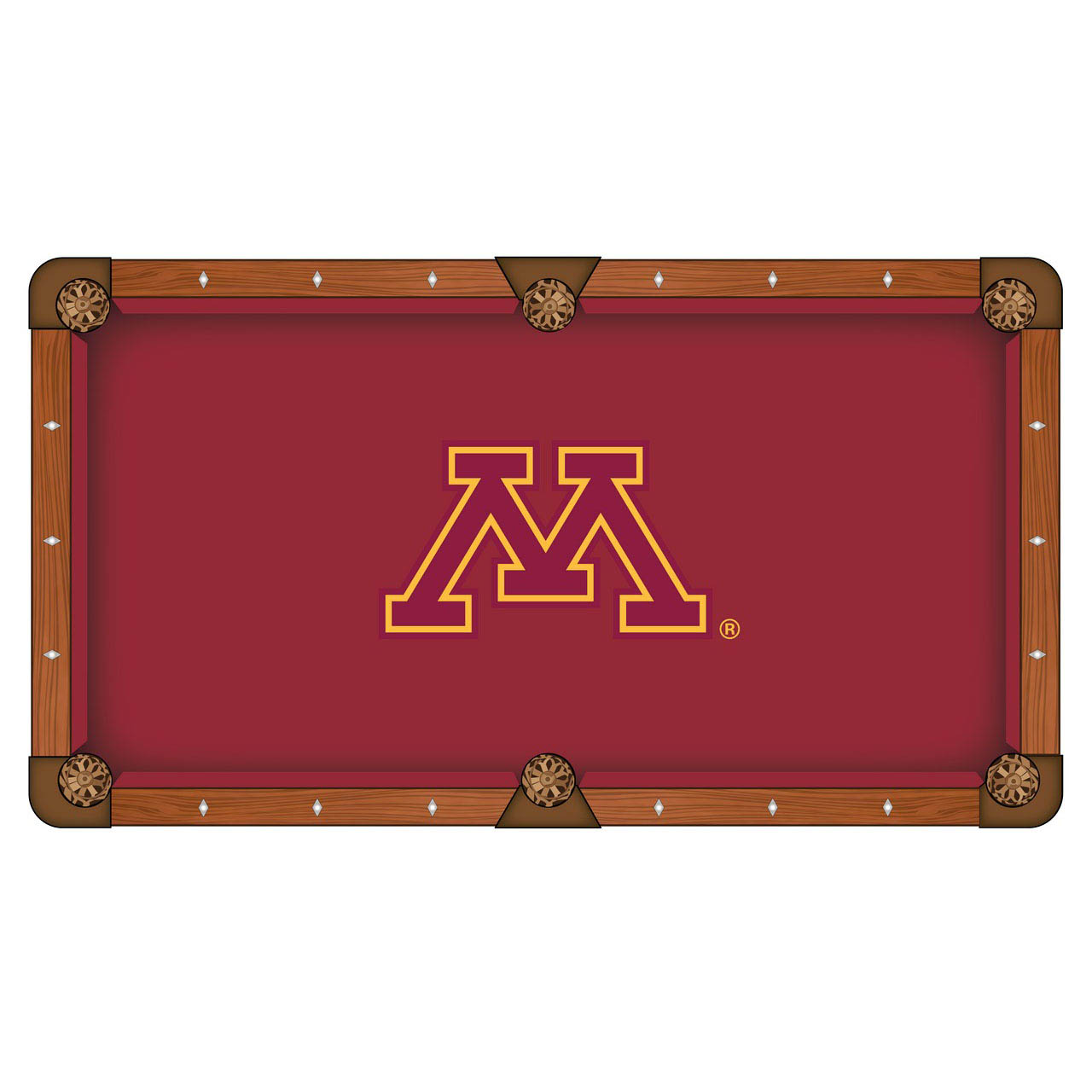 University of Minnesota Pool Table Cloth