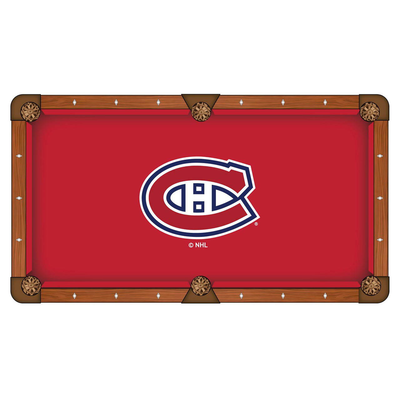Montreal Canadiens Pool Table Cloth