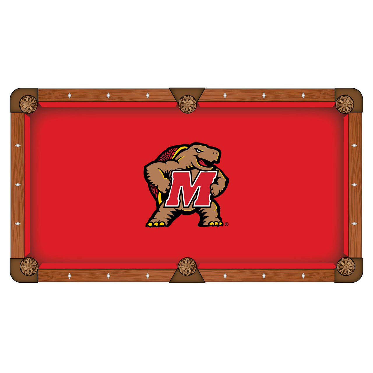 University of Maryland Pool Table Cloth