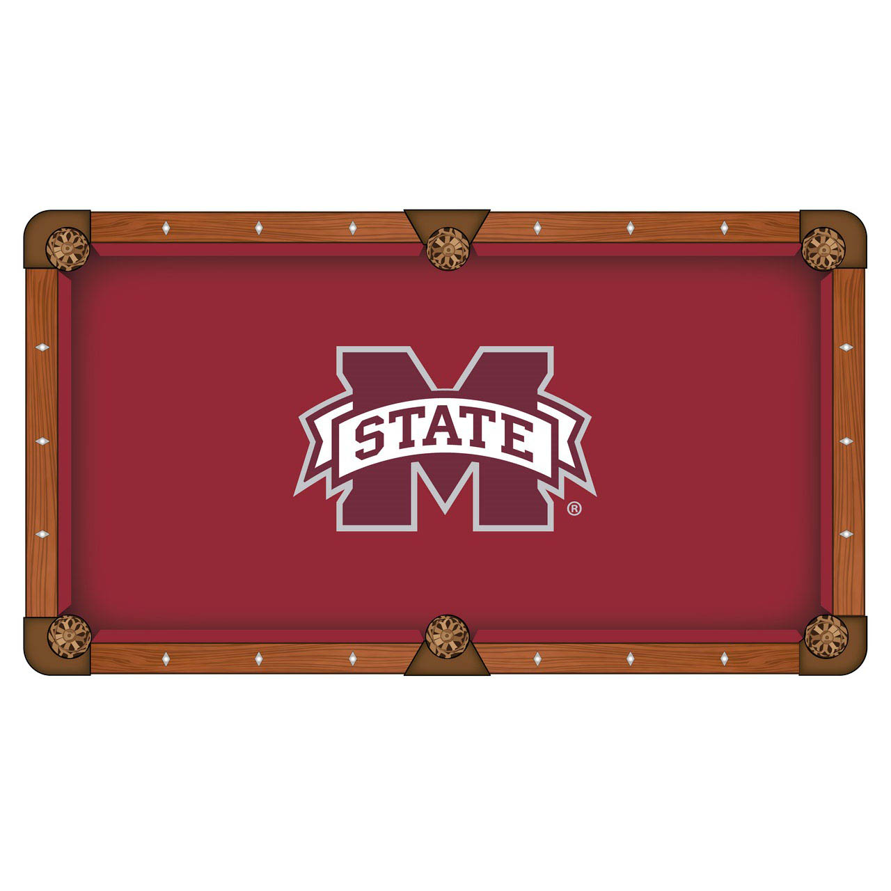 Mississippi State University Pool Table Cloth