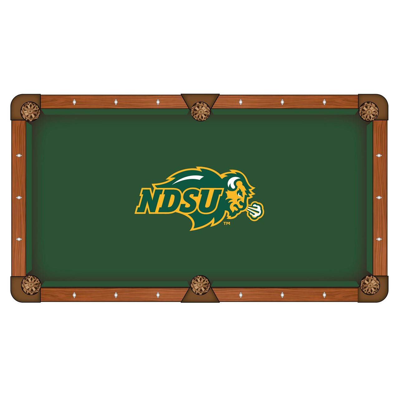 North Dakota State University Pool Table Cloth