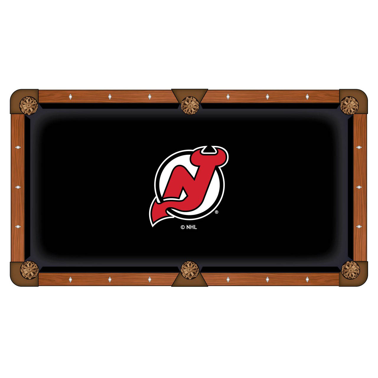 New Jersey Devils Pool Table Cloth