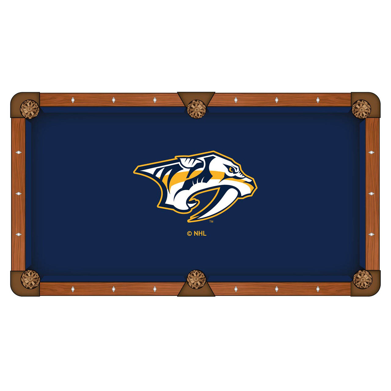 Nashville Predators Pool Table Cloth