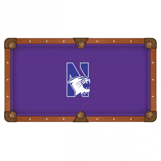 Northwestern University Pool Table Cloth
