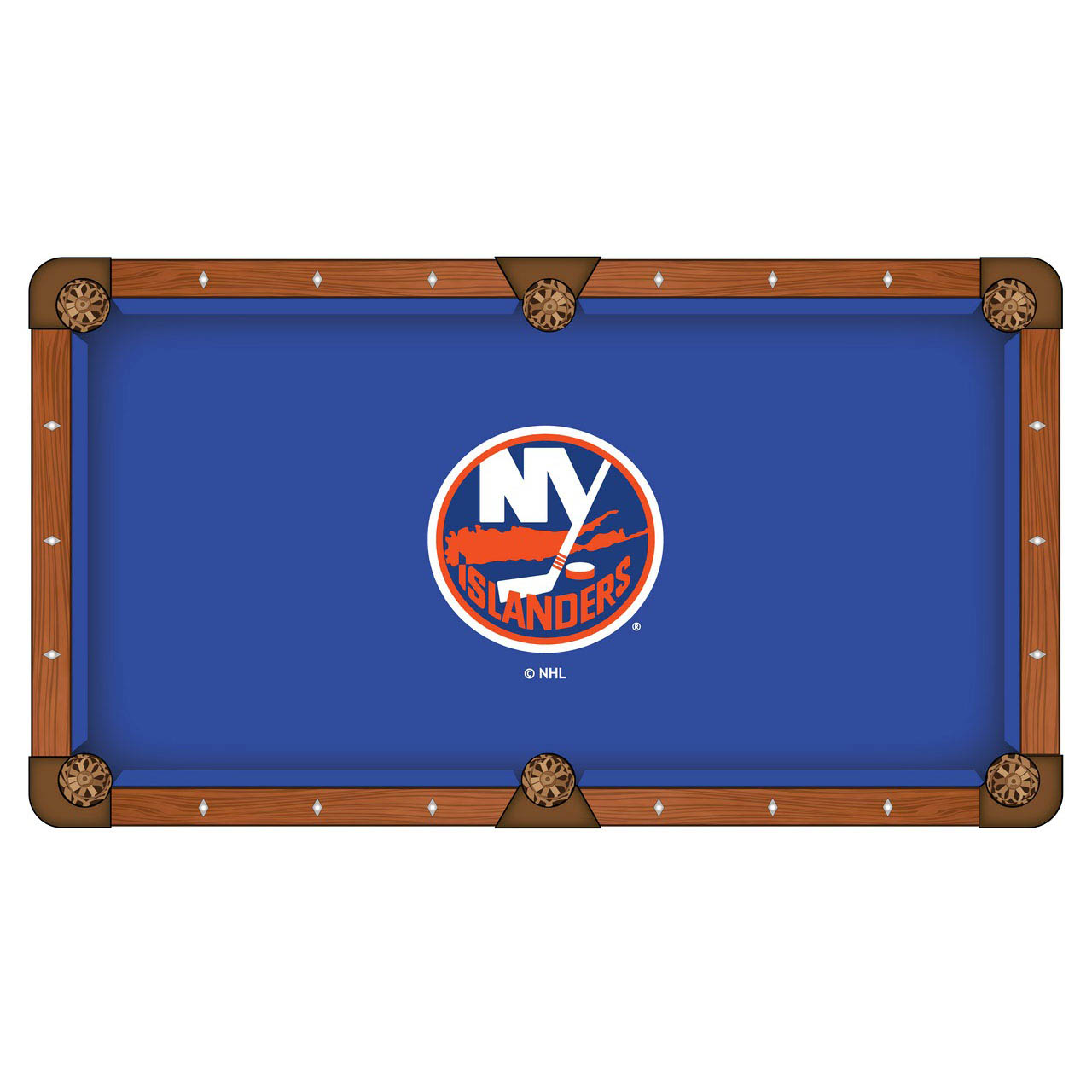 New York Islanders Pool Table Cloth